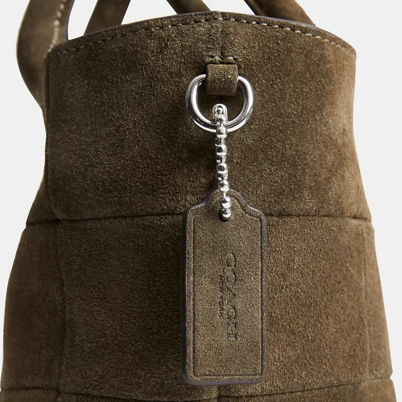 Alter/Ego Small Tote Bag In Upcrafted Suede