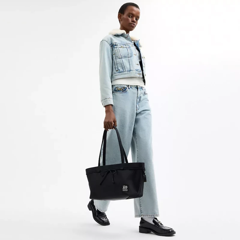Coachtopia Loop Bow Tote Bag