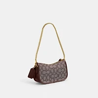 Swinger Bag 20 With Chain In Signature Jacquard