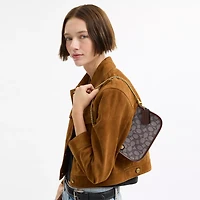 Swinger Bag 20 With Chain In Signature Jacquard