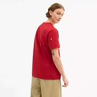 Horse And Carriage Sticker T-Shirt Organic Cotton