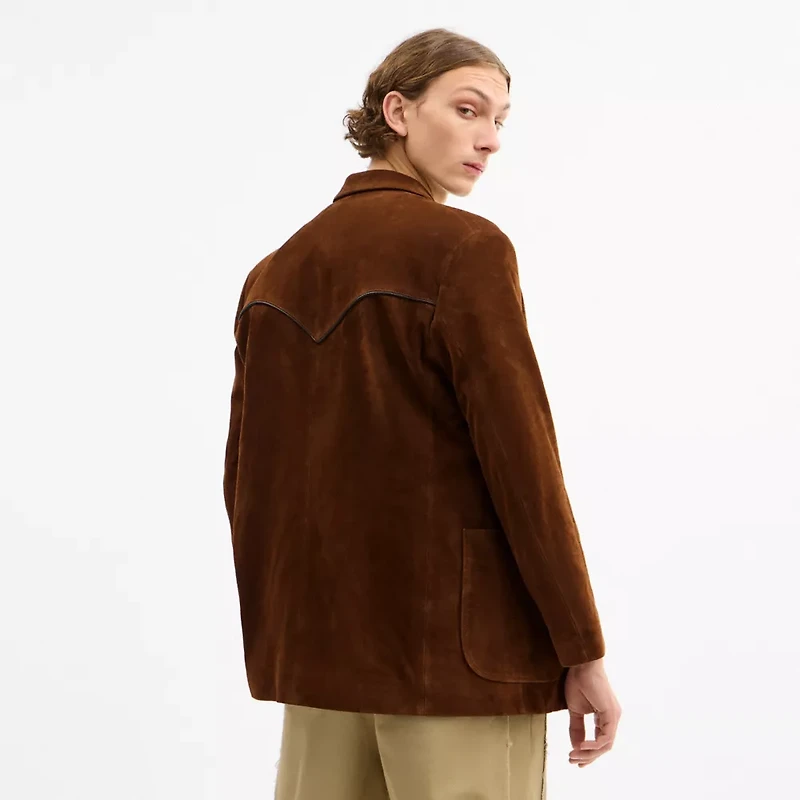 Suede Western Blazer