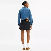 Sculpted C Shrunken Denim Jacket Organic Cotton