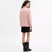 Suede Turnlock Jacket