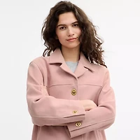 Suede Turnlock Jacket