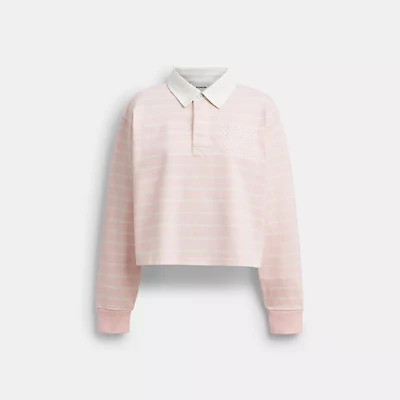 Horse And Carriage Striped Rugby Polo Organic Cotton