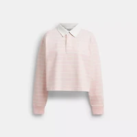 Horse And Carriage Striped Rugby Polo Organic Cotton