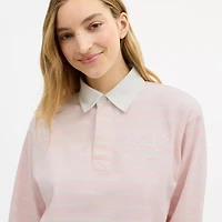 Horse And Carriage Striped Rugby Polo Organic Cotton