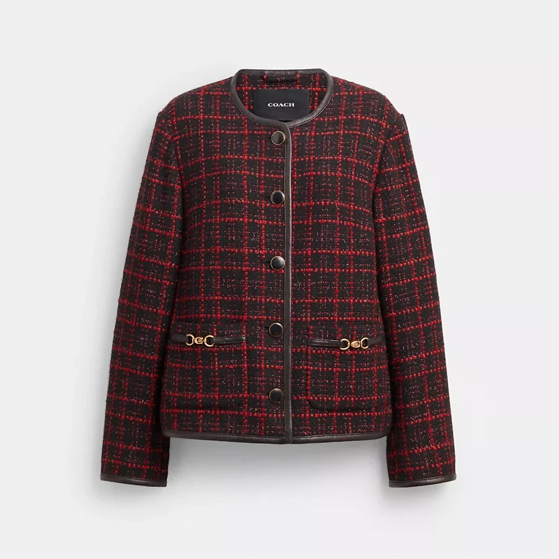 Sculpted C Tweed Jacket