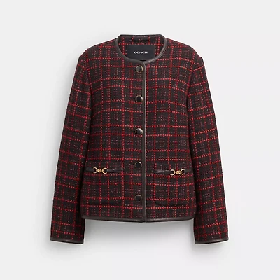 Sculpted C Tweed Jacket