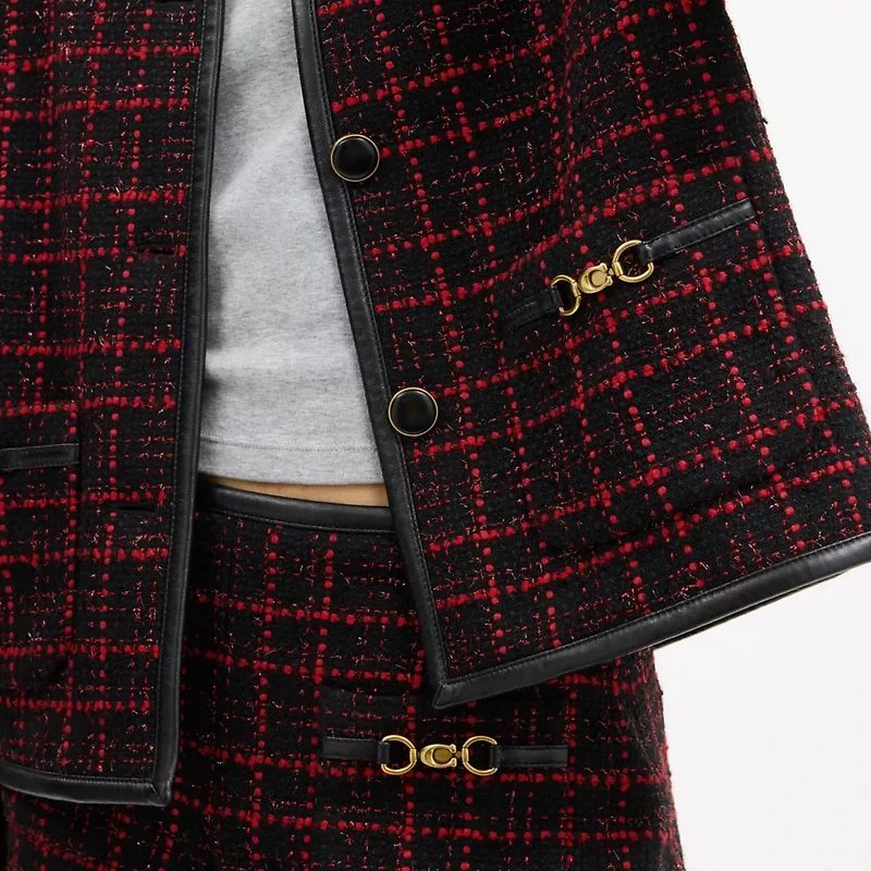 Sculpted C Tweed Jacket