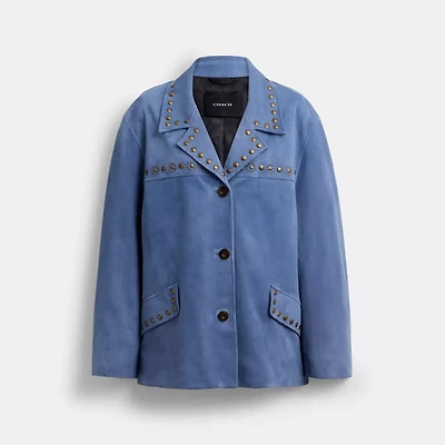 Studded Suede Jacket