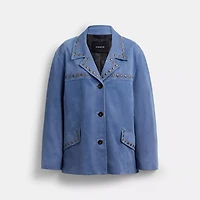 Studded Suede Jacket