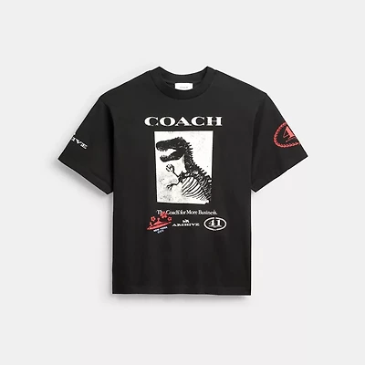 Dinosaur Collage T-Shirt Organic Cotton