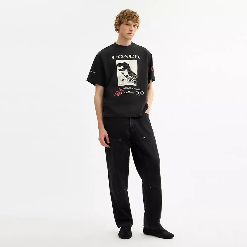 Dinosaur Collage T-Shirt Organic Cotton