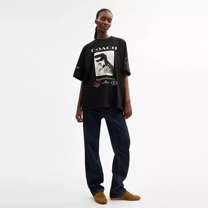 Dinosaur Collage T-Shirt Organic Cotton