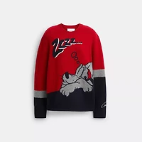 Disney X Coach Pluto Crewneck Sweater