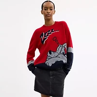Disney X Coach Pluto Crewneck Sweater