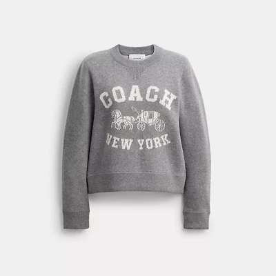 Horse And Carriage Crewneck Sweater