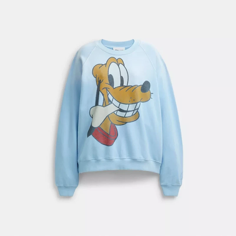 Disney X Coach Pluto Crewneck Sweater