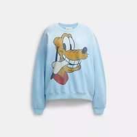 Disney X Coach Pluto Crewneck Sweater