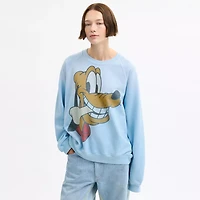 Disney X Coach Pluto Crewneck Sweater