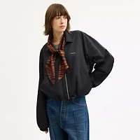 Tiger Print Silk Wide Skinny Scarf