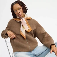 Signature Rainbow Print Silk Square Scarf