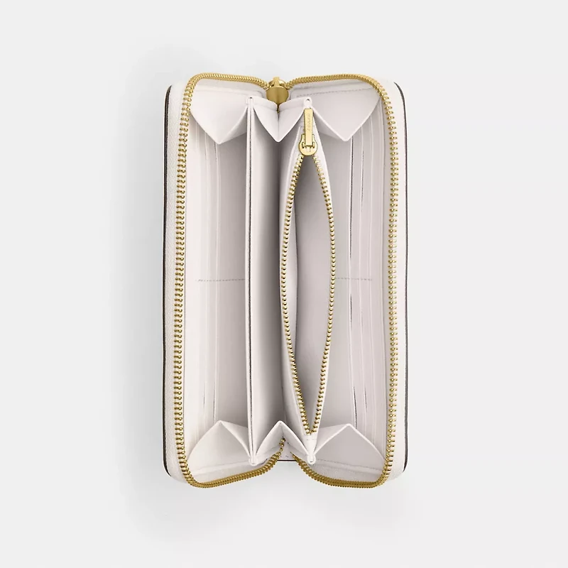 Disney X Coach Essential Accordion Zip Wallet With Pluto