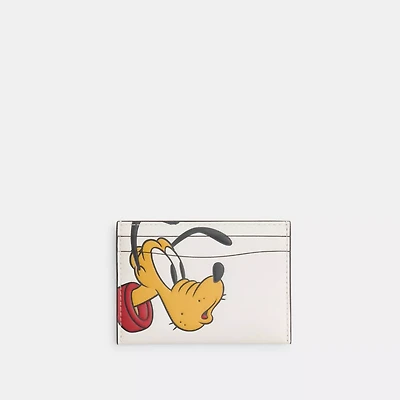 Disney X Coach Essential Card Case With Pluto