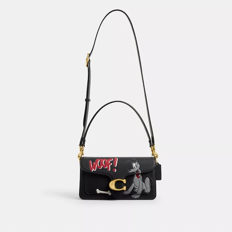 Disney X Coach Tabby Shoulder Bag 26 With Pluto