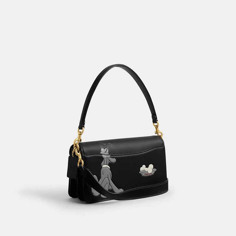 Disney X Coach Tabby Shoulder Bag 26 With Pluto