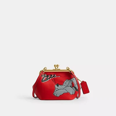 Disney X Coach Kisslock Frame Bag With Pluto