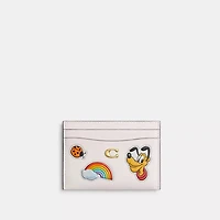 Disney X Coach Essential Card Case With Sticker Print