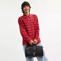 Disney X Coach Compass Bag 35 With Mickey Mouse