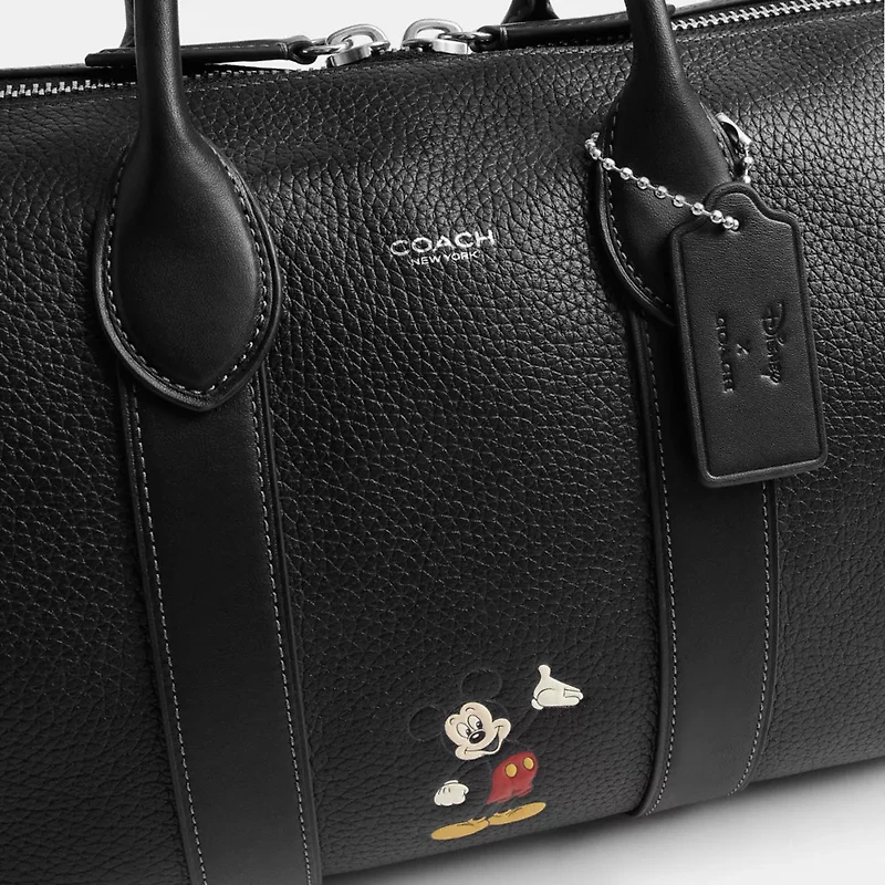 Disney X Coach Compass Bag 35 With Mickey Mouse