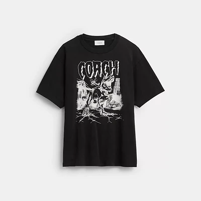 Dinosaur City Relaxed T-Shirt Organic Cotton