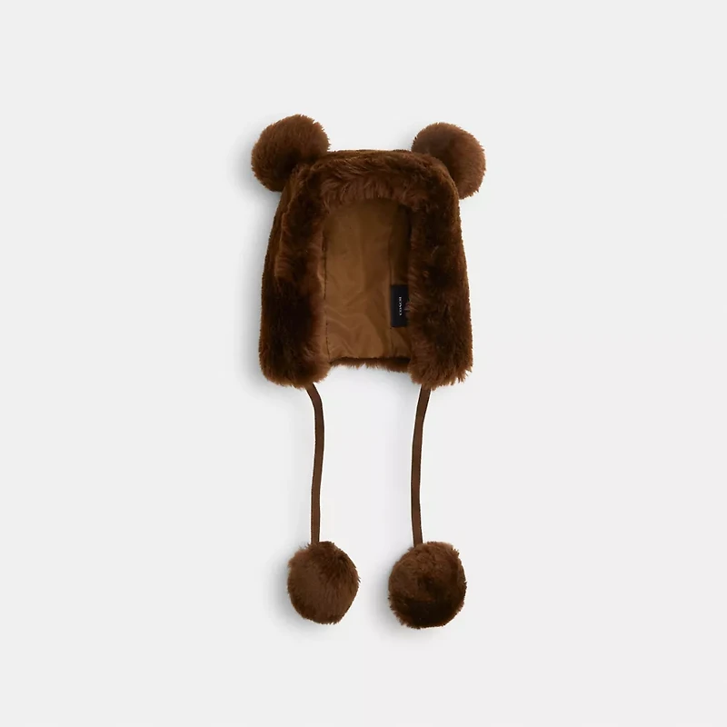 Teddy Shearling Trapper Hat