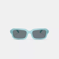 C Heart Narrow Square Sunglassses