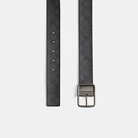 Restored Harness Buckle Cut To Size Reversible Belt, 38 Mm
