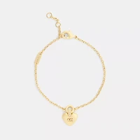Signature Heart Linear Bracelet