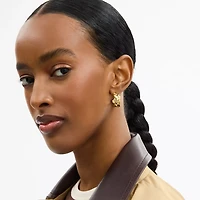 Braided Signature Hoop Earrings