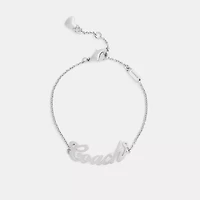 Coach Script Nameplate Bracelet