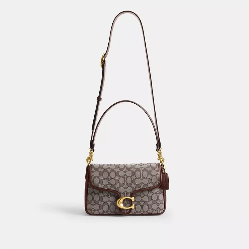 Soft Tabby Shoulder Bag In Signature Jacquard