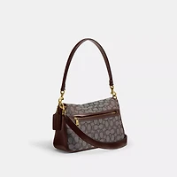Soft Tabby Shoulder Bag In Signature Jacquard