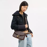 Soft Tabby Shoulder Bag In Signature Jacquard