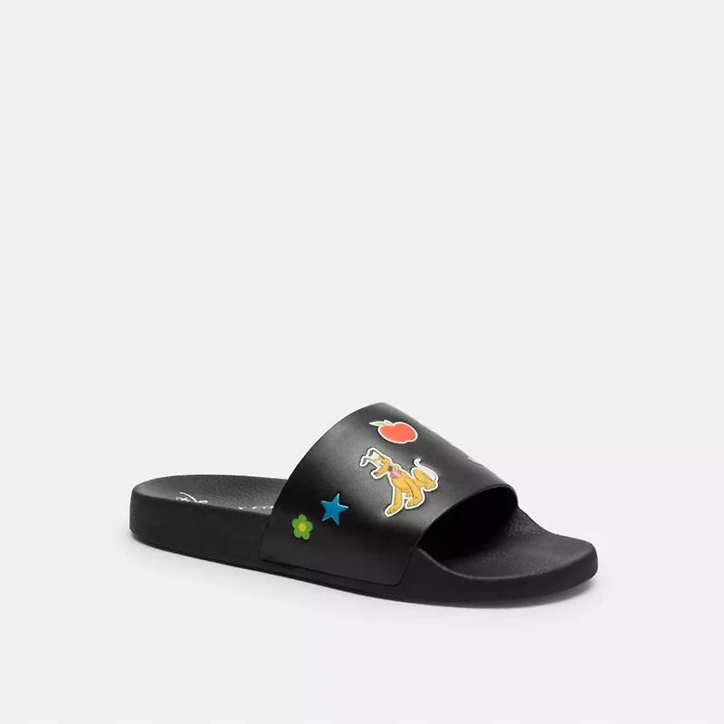 Disney X Coach Slide With Sticker Print