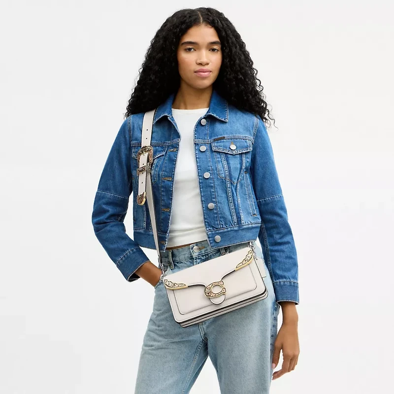 Tabby Shoulder Bag 26 With American Craft Buckle