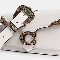 Tabby Shoulder Bag 26 With American Craft Buckle