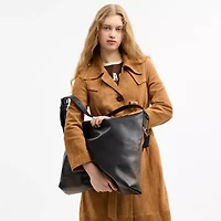 Mott Messenger Bag In Loved Leather